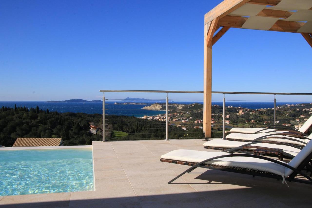 Sunset Sea View Villa 5 Arillas  Eksteriør bilde